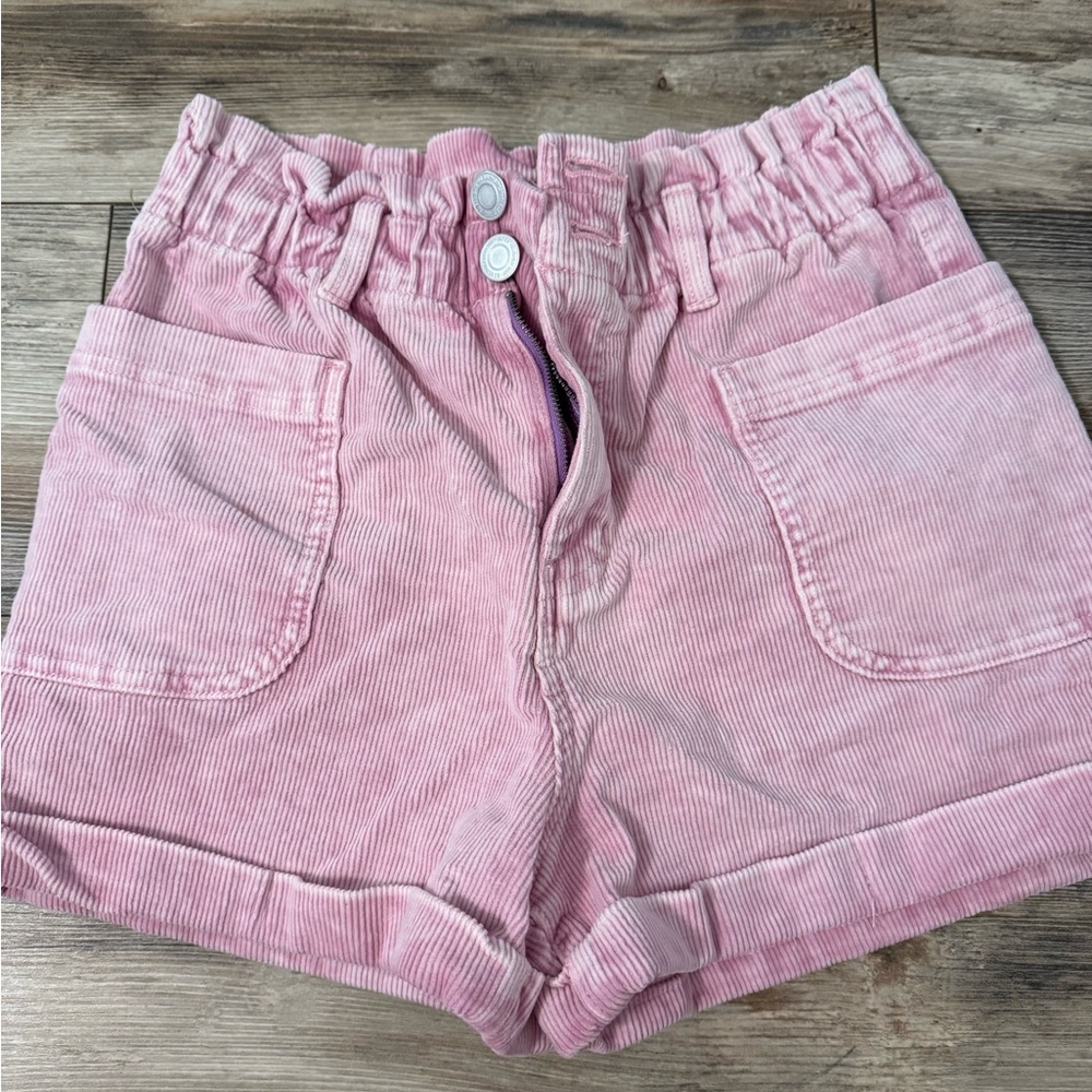 SO High Waist Pink Corduroy Shorts